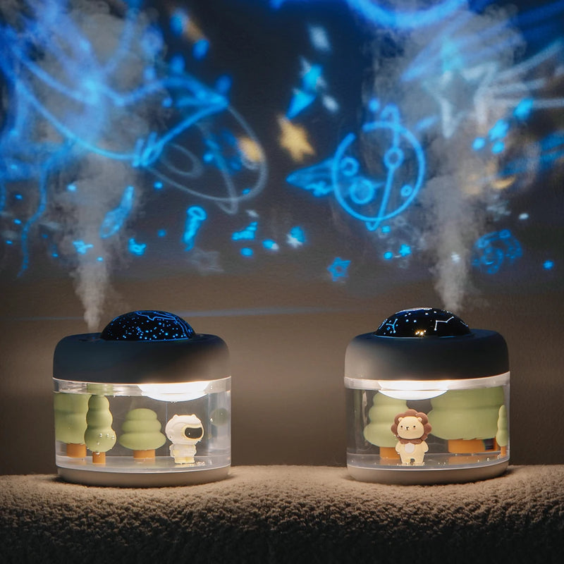 Humidificateur d'air et projecteur sans fil 