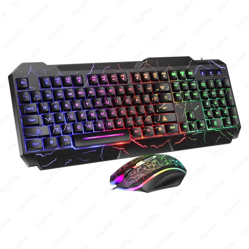 LumiX - Teclado e Mouse Gamer