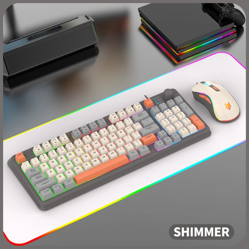 Gaming Combo – Precisão e Estilo Iluminado