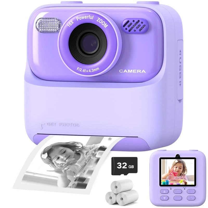 Kids Instant Print Camera 