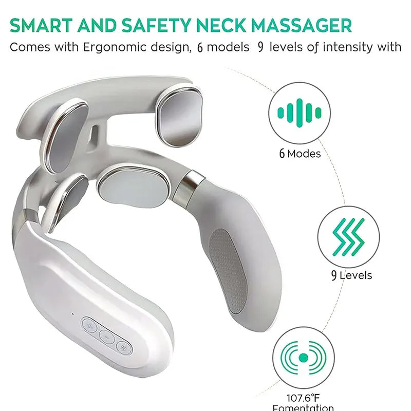 RelaxTherm 4D — Masseur de cou intelligent 