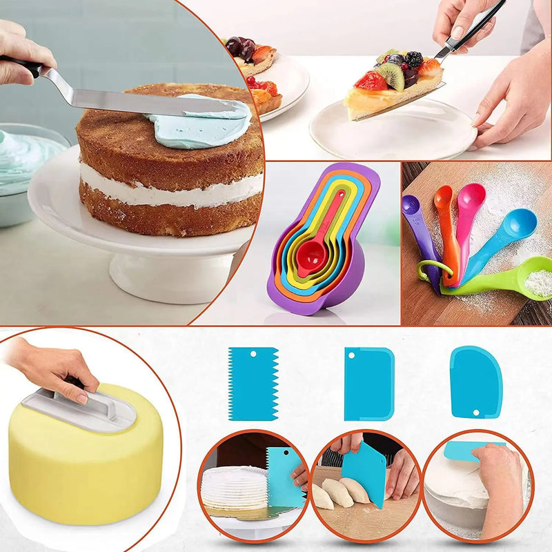 Ensemble de plateaux tournants pour gâteaux - 700 pièces 