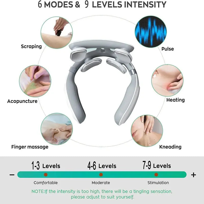 RelaxTherm 4D — Masseur de cou intelligent 