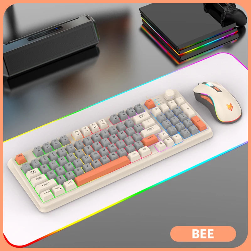 Gaming Combo – Precisão e Estilo Iluminado
