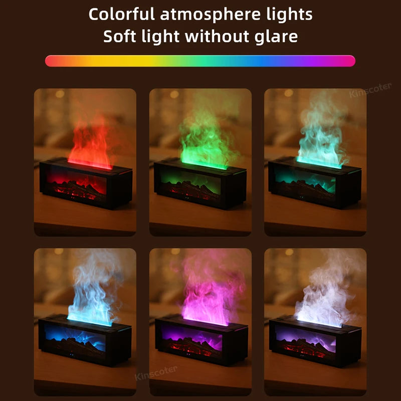FlameAroma - Difusor de Aroma com Chama Colorida