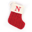 LetterKnit™ — Bota de Natal em Tricô Personalizada