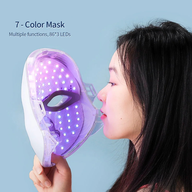 GlowSkin - Máscara Facial LED recarregável