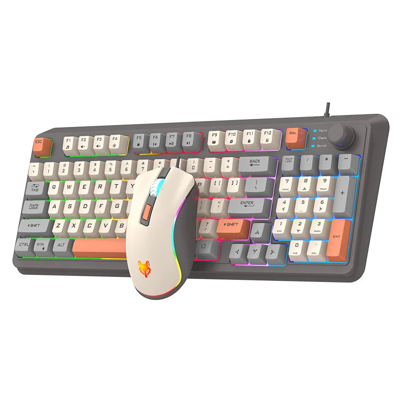Gaming Combo – Precisão e Estilo Iluminado