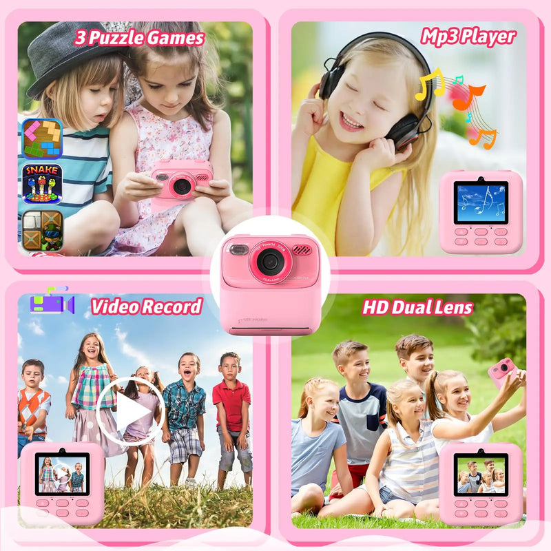 Kids Instant Print Camera 