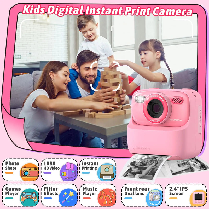 Kids Instant Print Camera 