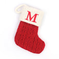 LetterKnit™ — Bota de Natal em Tricô Personalizada