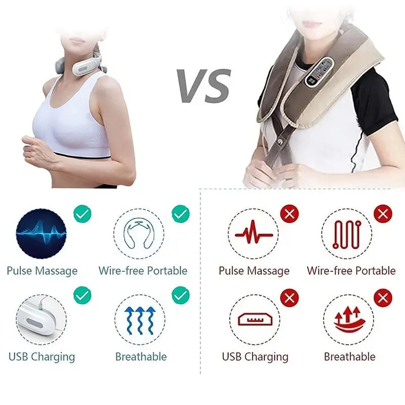 RelaxTherm 4D — Masseur de cou intelligent 