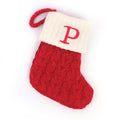 LetterKnit™ — Bota de Natal em Tricô Personalizada