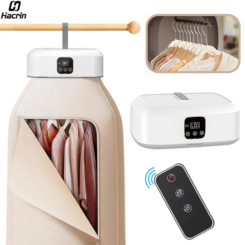 🌬️🔥 DryBox Ultra™ – O secador portátil que deixa a roupa seca, macia e higienizada em minutos