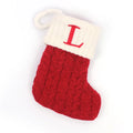 LetterKnit™ — Bota de Natal em Tricô Personalizada