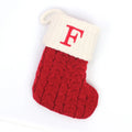LetterKnit™ — Bota de Natal em Tricô Personalizada