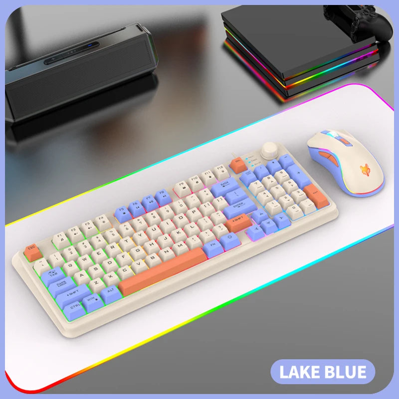Gaming Combo – Precisão e Estilo Iluminado
