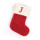 LetterKnit™ — Bota de Natal em Tricô Personalizada
