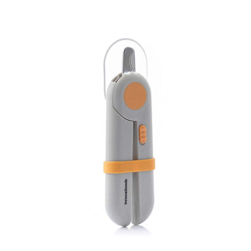 Cortador de unha com lupa e Led
